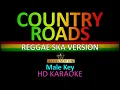 Download Lagu COUNTRY ROADS REGGAE VERSION KARAOKE (Male Key)