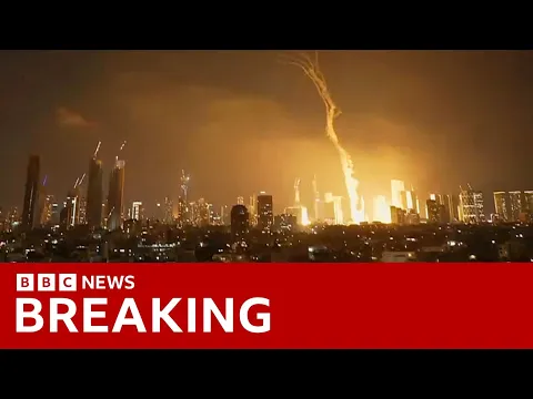 Video Thumbnail: Mid-East Crisis escalates - Iran rains missiles on Israel after attacks on nuclear sites | BBC News