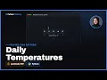 Daily Temperatures - LeetCode 739 Monotonic Stack Python