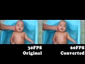 30FPS to 60FPS Frame Rate Conversion with Twixtor Plugin