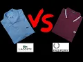 How Does Fred Perry Compare to Lacoste Lacoste vs Fred Perry Mens Polo Shirts
