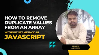 How to remove duplicate values from an array without using Set method in javascript