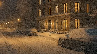 Howling Wind Blowing Snow Deep Relaxation And Stress Relief From Blizzard Winds 