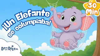 ¡Un Elefante se Columpiaba! 🐘 Canciones Divertidas para Niños Pequeños🎶