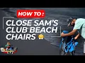 HOW TO SAM s CLUB BEACH CHAIR