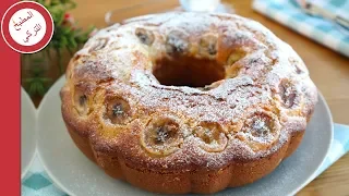 اسهل طريقة لعمل كيك الموز سهل وسريع المطبخ التركى 