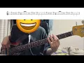 back number - ヒーロースーツ　ベース弾いてみた　TABあり
