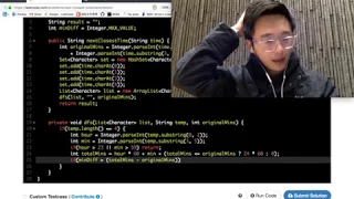 30 min Java Coding Challenge - Next Closest Time