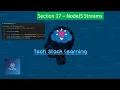 Node js Section 17 Node Streams NodeJS Beginners Simple Tutorials Easy Learning