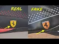 Puma Ferrari shoes real vs fake How to spot fake Puma Ferrari sneakers