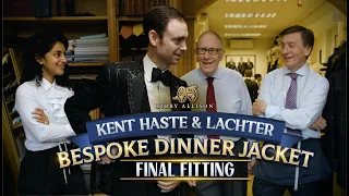 Five Very Different Bespoke Tuxedos from Kent Haste Lachter Final Tuxedo Fitting Kirby Allison