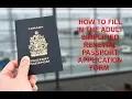 How to Fill In The Simplified Renewal Passport Application Form 2026