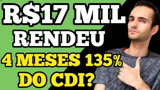 PAGBANK 17 MIL REAIS INVESTIDOS NO CDB 135% DO CDI. RENDEU MAIS DE R$600 REIAS!