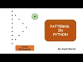 Hollow Half Diamond Pattern Patterns in Python Python Lectures