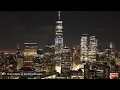 Download Lagu New York City Skyline at Night Live Screensaver HD , Aerial Landscapes Wallpaper HD Live