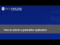 Complete a Graduation Application