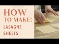 Download Lagu How to make fresh lasagne sheets