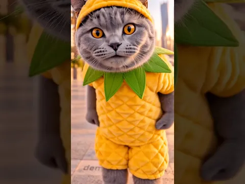 A Pineapple Cat at Dubai Marina 🍍🐱