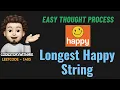 Longest Happy String Simple Thought Process Leetcode 1405 codestorywithMIK
