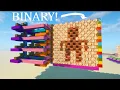 I Made an IMAGE GENERATOR Using Binary Code in Minecraft using redstone
