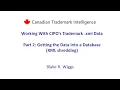Part 2 - Getting the data into a database XML Shredding