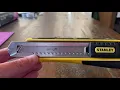 Changing the blades on The Stanley Fat Max Easy Peezy