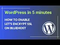 How to Enable Let s Encrypt SSL on Bluehost and Make Your Website HTTPS