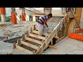 Download Lagu amazing stair step centering process| কিভাবে সিঁড়ির ধাপ তৈরির করা হয় | Dog legged stair shuttering