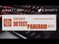 Codewars Detect Pangram