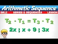 2 Solve X Arithmetic Sequence Intro