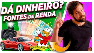 FOTOGRAFIA DA DINHEIRO ? - Todas as Minhas FONTES de RENDA