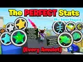 The BEST Stats For Each Amulet For Early Mid End Game in Bee Swarm Simulator