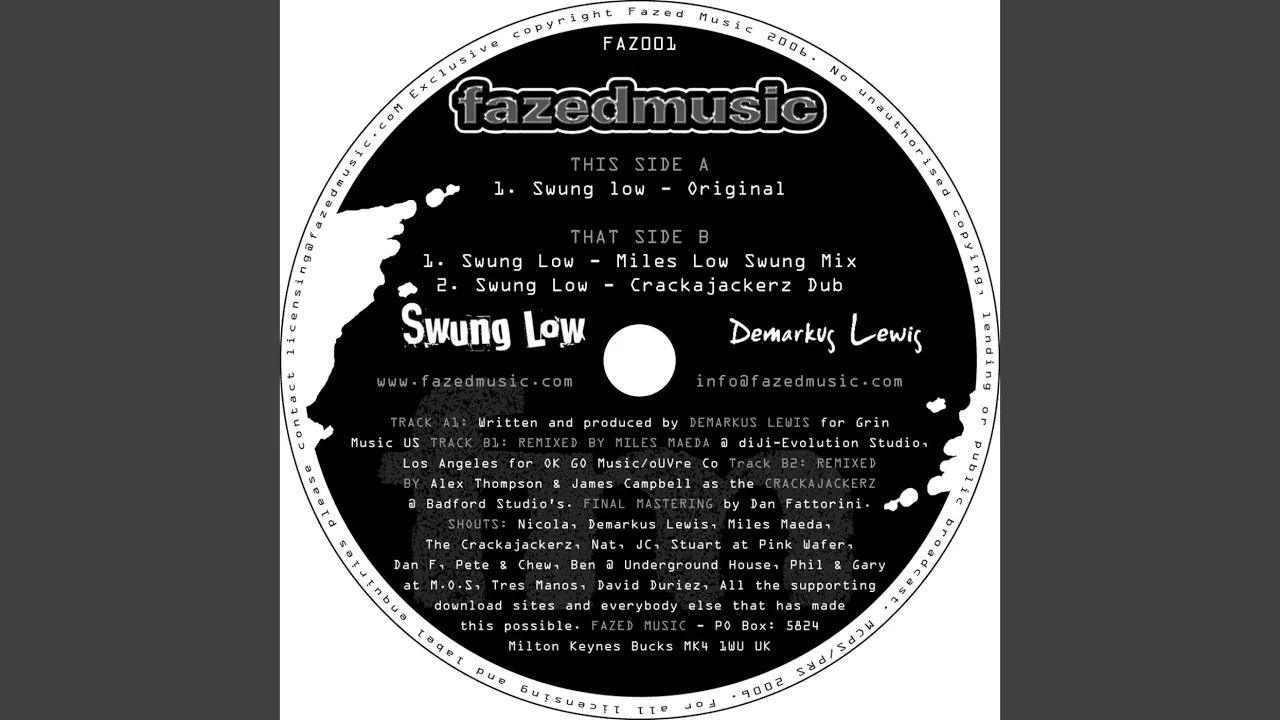 Swung Low (Miles' Low Swung Mix)