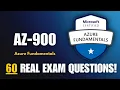 Microsoft AZ-900 Azure Fundamentals Practice Exam 2026 60 Real Questions Explained