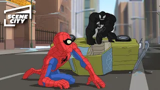 peter parker is exposed the spectacular spider man 2008 