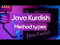46 Java kurdish method types