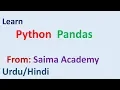 Python Pandas Missing Data Values isnull notnull mean median etc Urdu Hindi