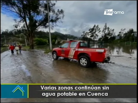 Varias zonas continúan sin agua potable en Cuenca