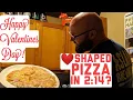 PAPA MURPHY S Heart Shaped Pizza in 2 14 EATING CHALLENGE