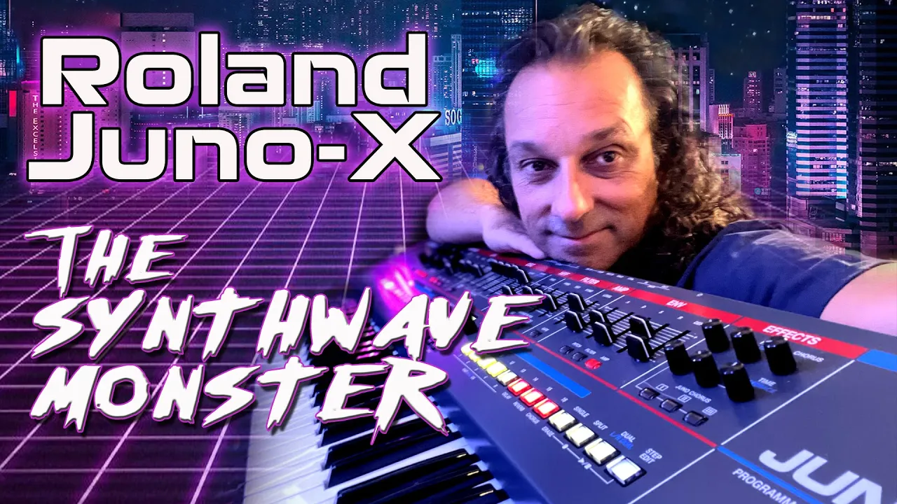 Roland Juno-X : The Synthwave Monster