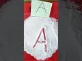 Salt tray writing activity preschool activities