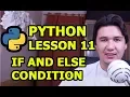 If and else Python Pragarmming tutorial for Beginners Urdu Hindi Lesson 11