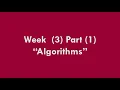 3-1 CS50x In Arabic - Week 3