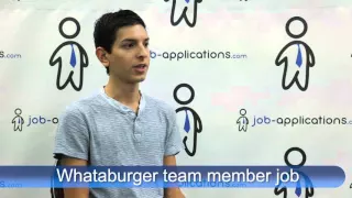 Whataburger Interview - Team Member