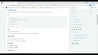 Re start Re end HackerRank