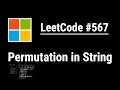Permutation in String - LeetCode with python programming