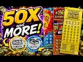 50X and MORE Lions Share Extravaganza and Deluxe Gold Scratch-Off Lottery Tickets