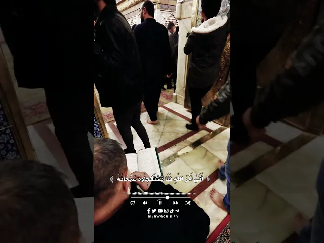 ⁣(فَسَبِّحْ بِحَمْدِ رَبِّكَ وَكُن مِّنَ السّاجِدِينَ)