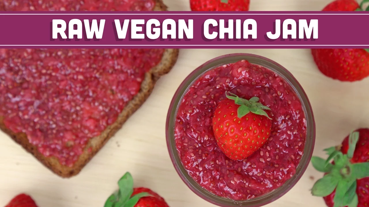 Two Ingredient Raw Vegan Chia Jam Recipe - Mind Over Munch