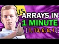 Learn JavaScript Arrays In 5 MINUTES